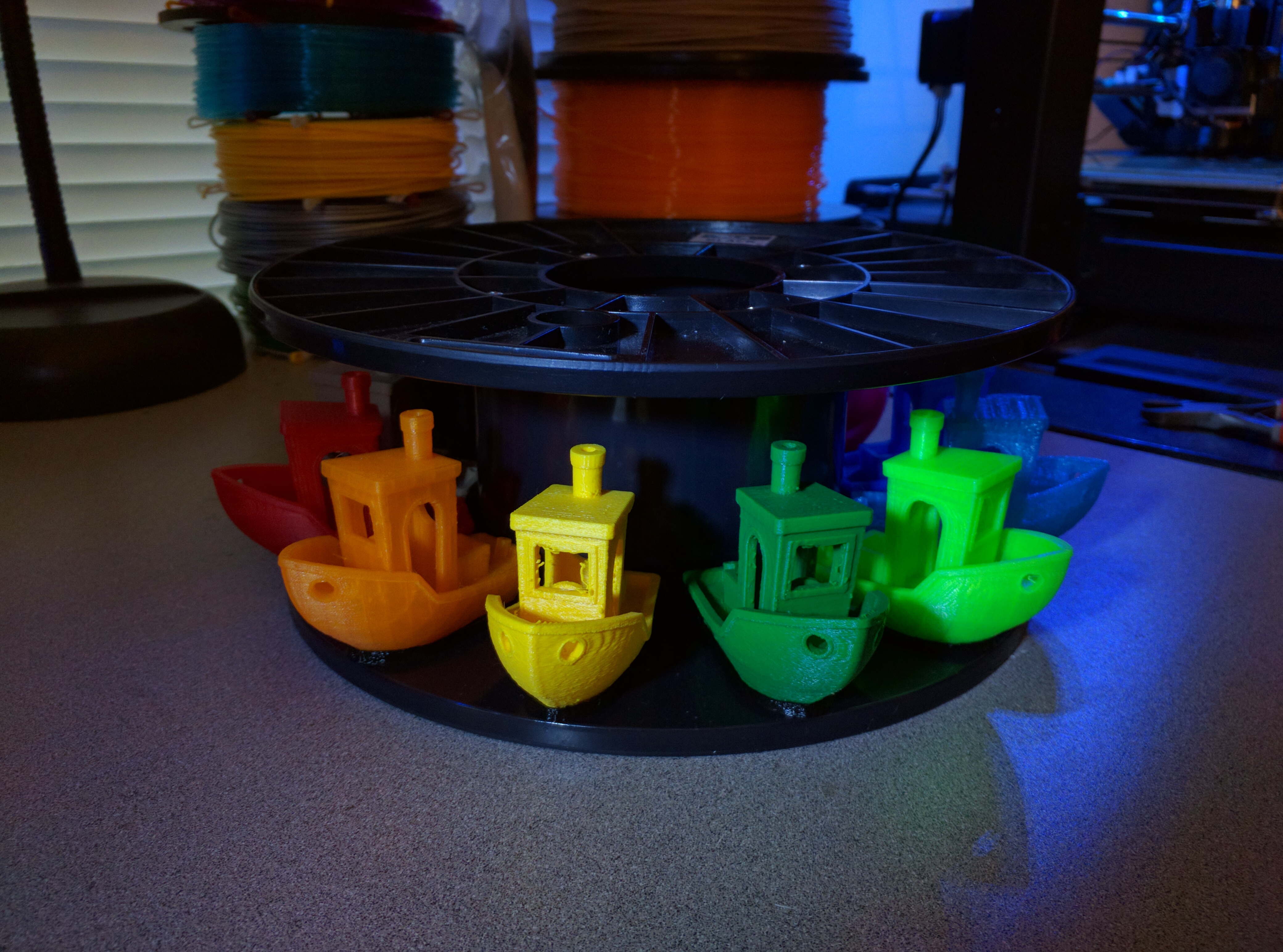 Filament Spool Benchy Stand