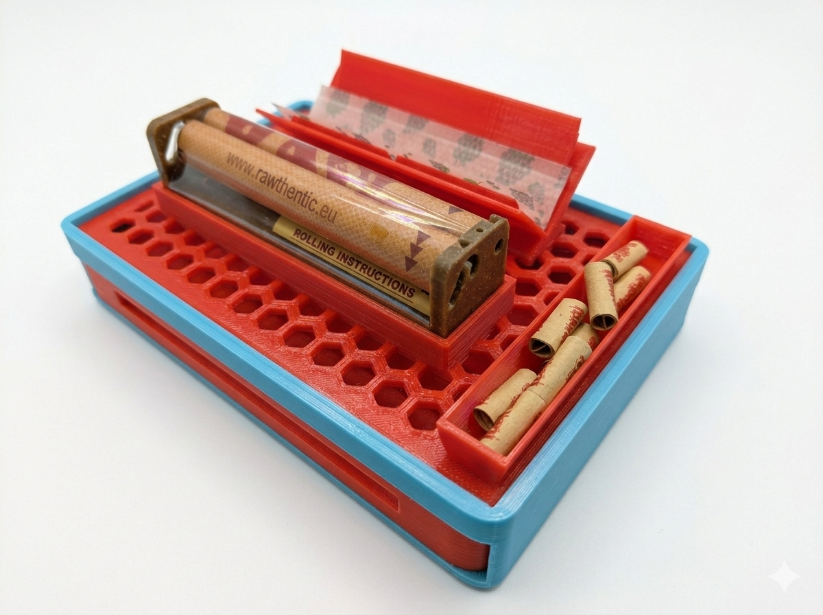 Smokers Box – King Size + Rolling Machine Station