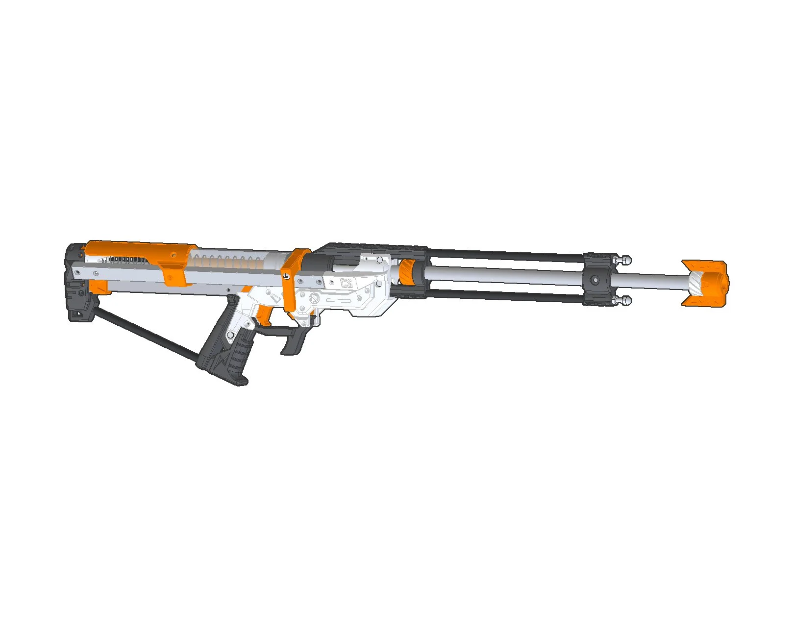 Indra - Bolt-Action Nerf Homemade Blaster