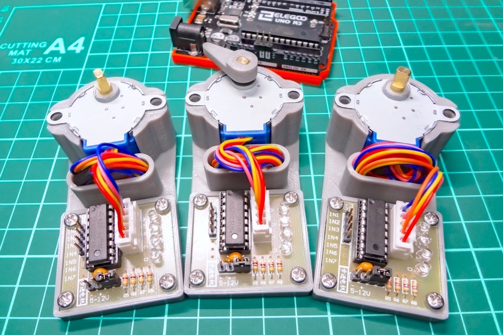 Stepper motor(28BYJ-48) and Driver board(ULN2003)  Mounting Bracket