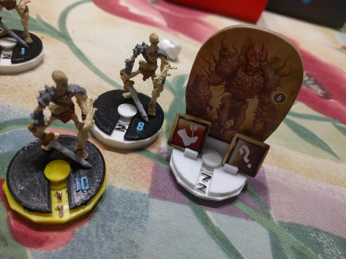 Gloomhaven Standee and Figure Bases with Health