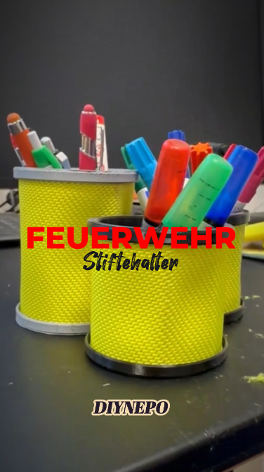 Feuerwehrschlauch Stiftehalter