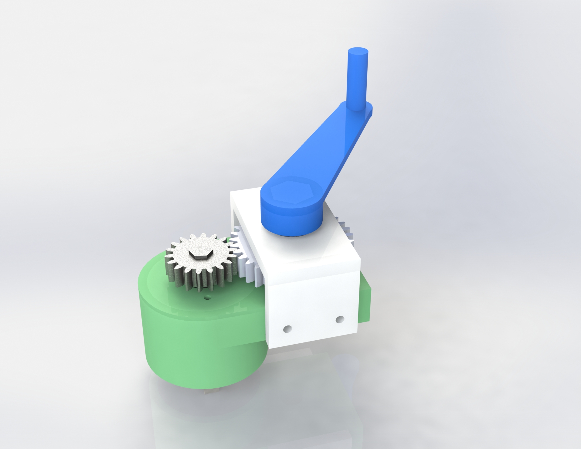 Simple Dynamo by gear