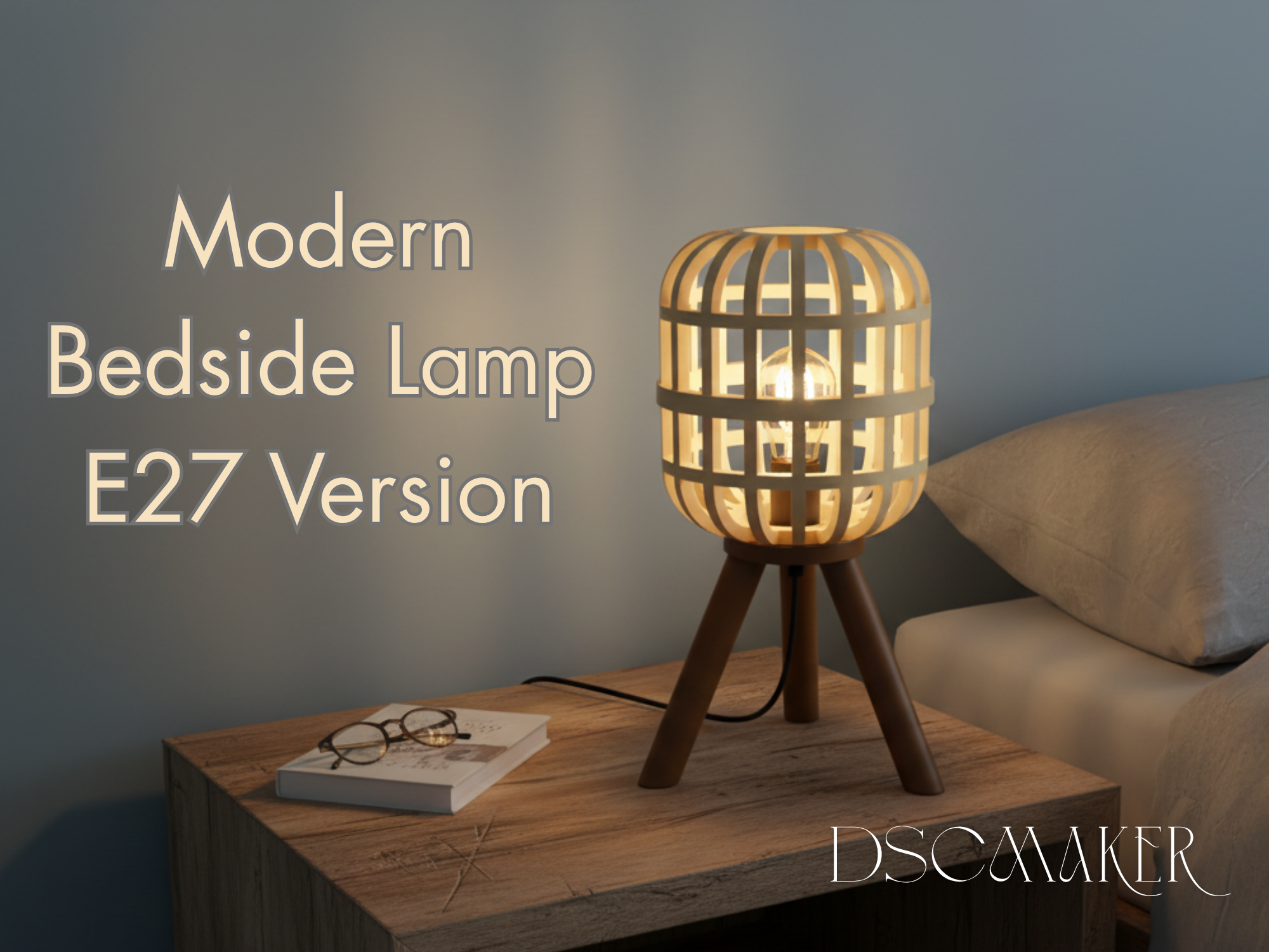 Modern Bedside / Pendant Lamp E27 - Two Versions