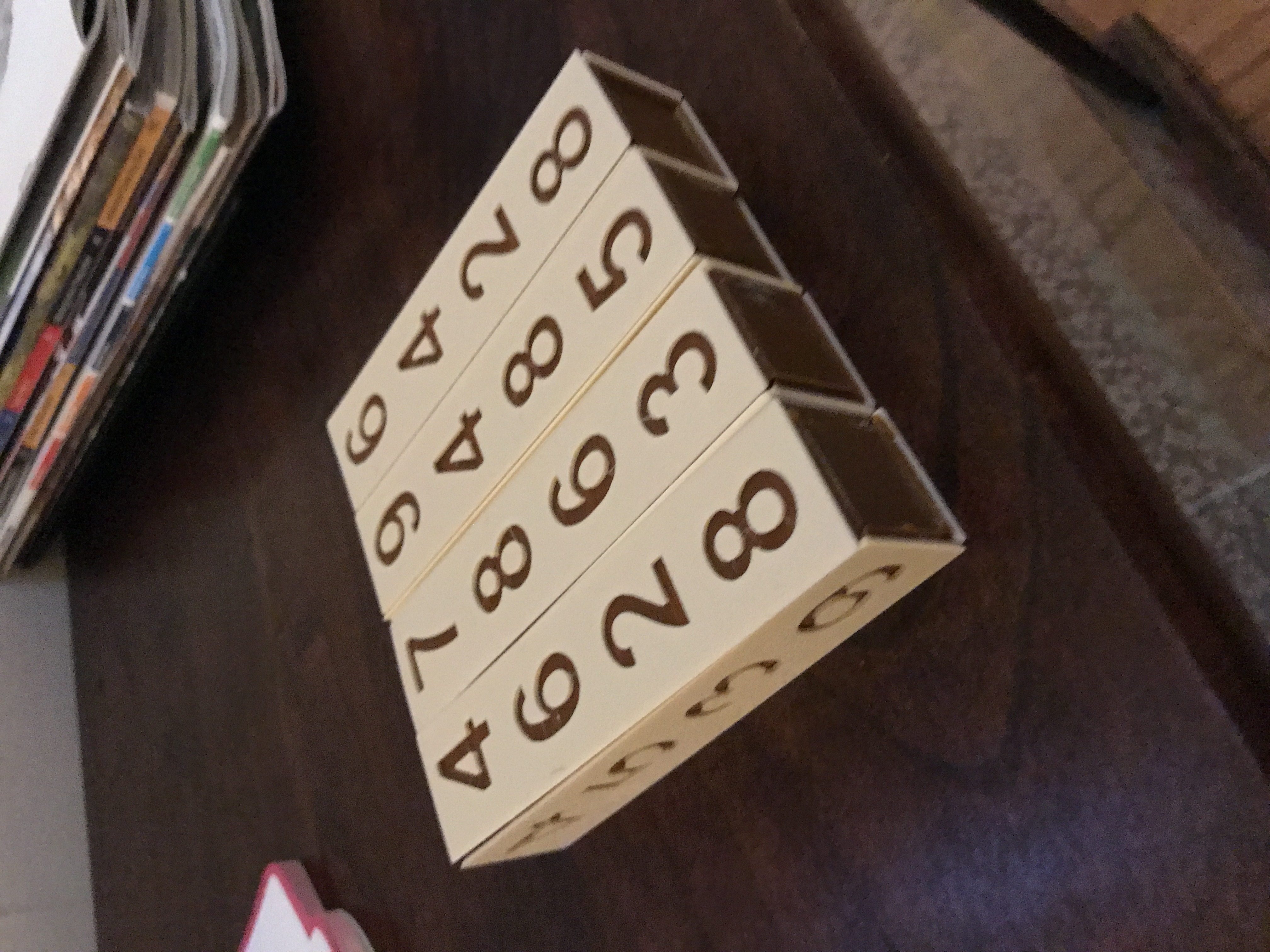 Number Sticks Magic Trick