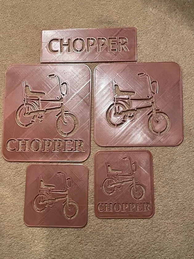 Raleigh Chopper Stencils
