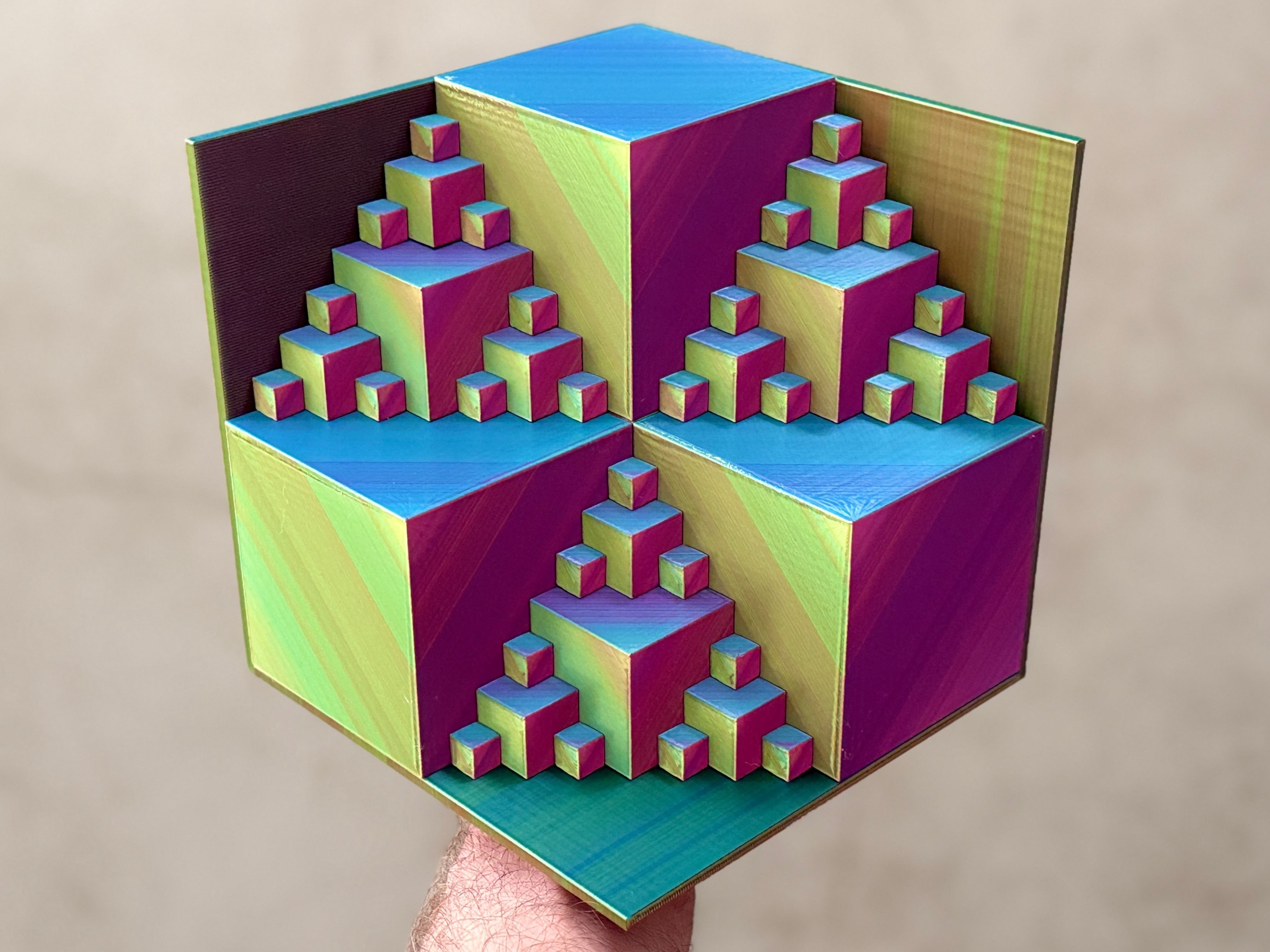 XL Cubic Build Surface + Dual-Purpose Base for Endless Design Blocks
