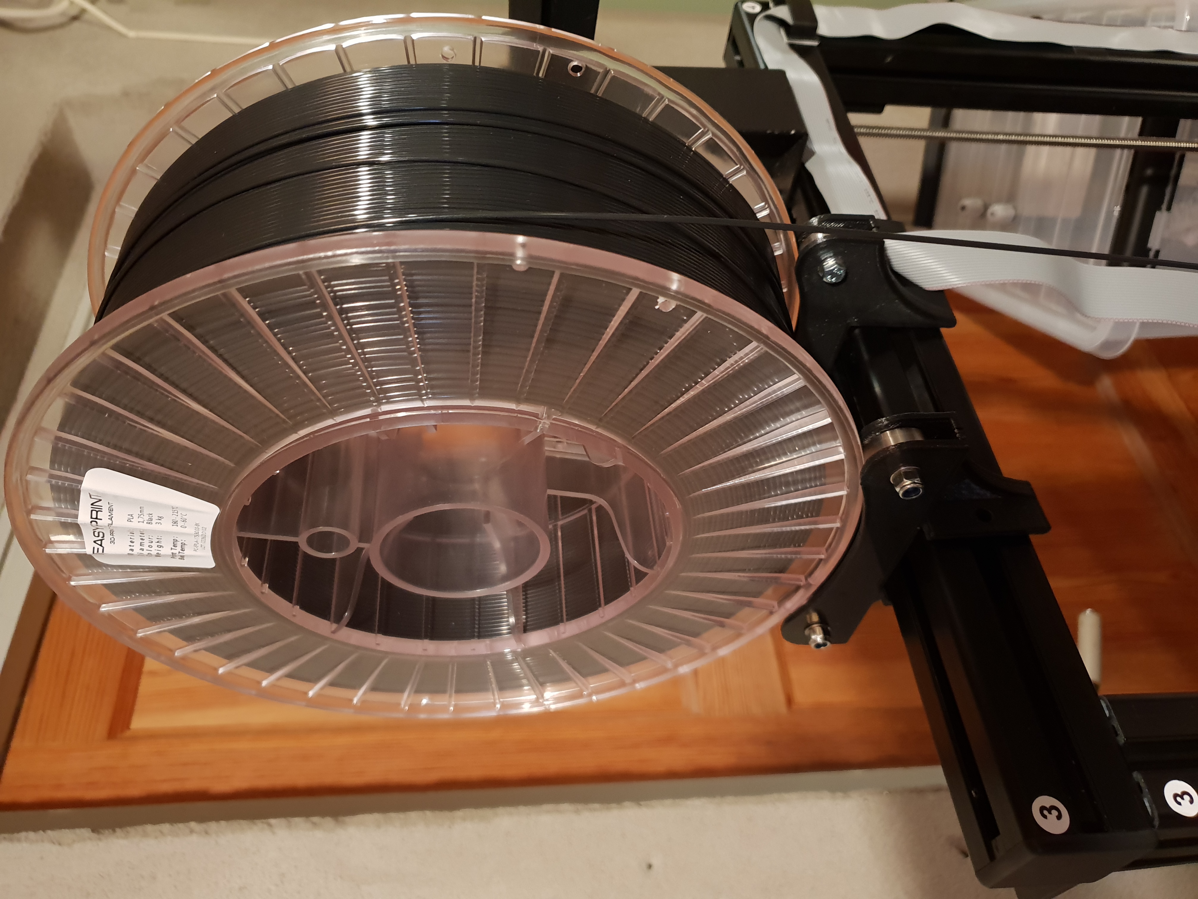 Tush Spool holder for Wanhao D9 4040 profile