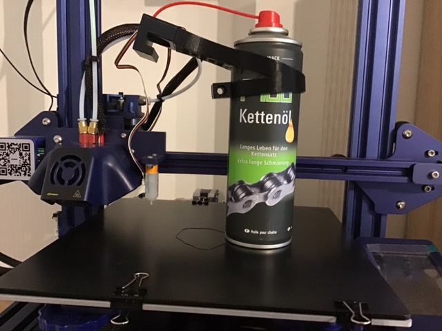 Sprühdosenhalter Kettenöl