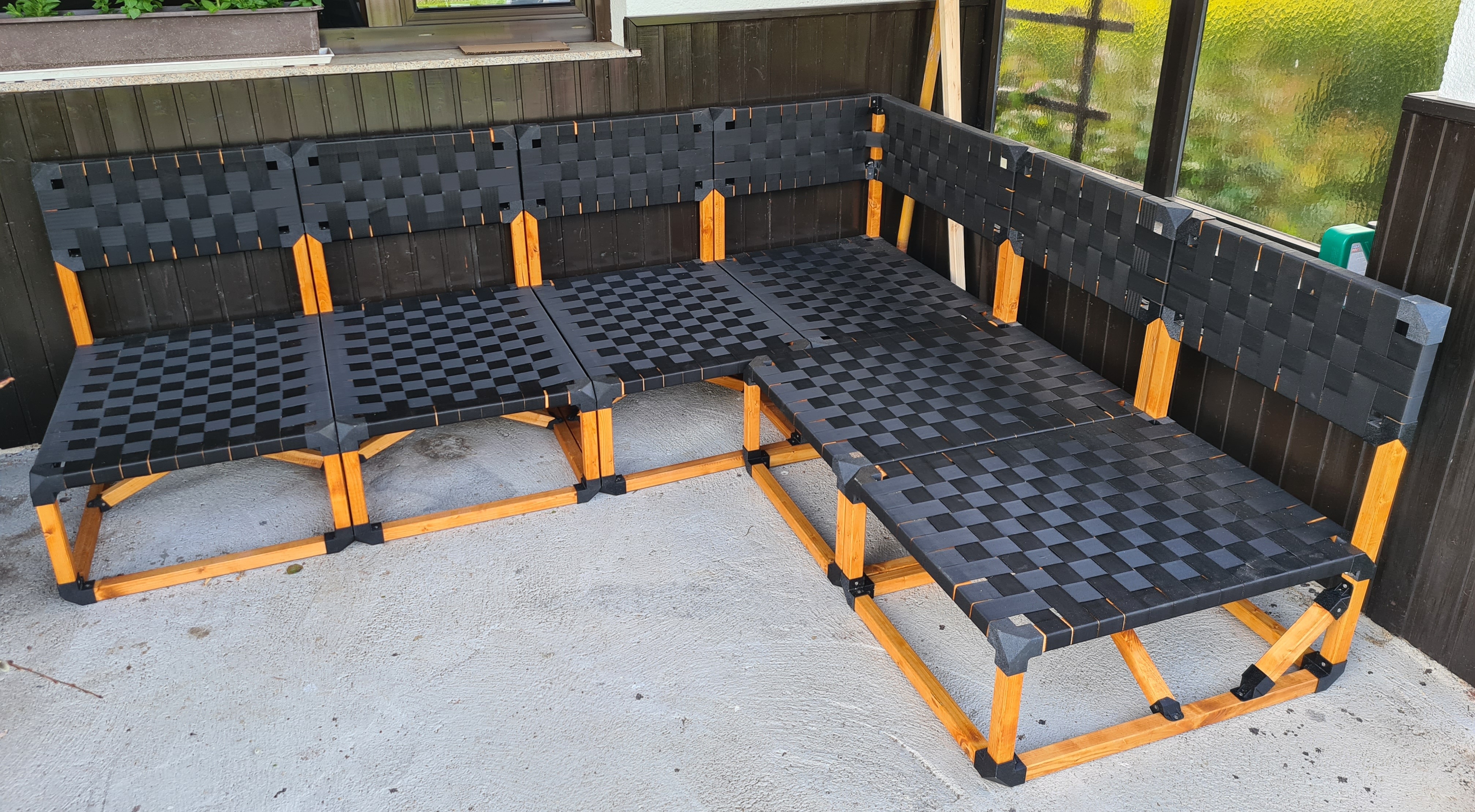 Cubic lounge system - outdoor furniture