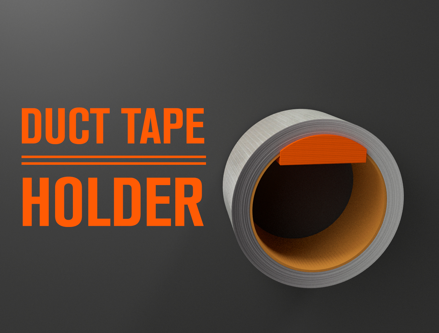 Duct tape holder