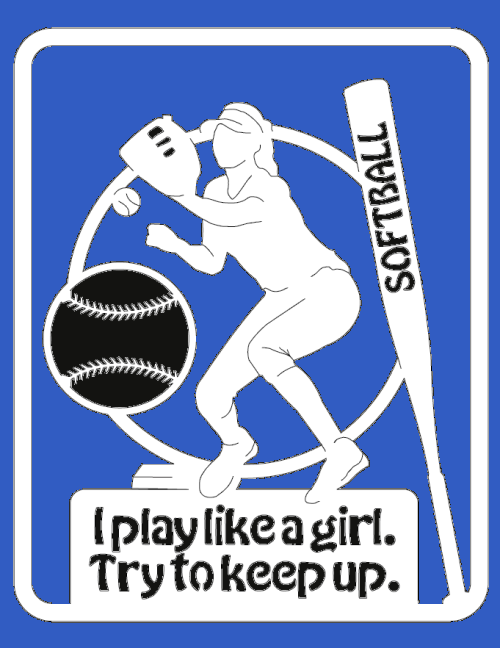 Softball Plaque