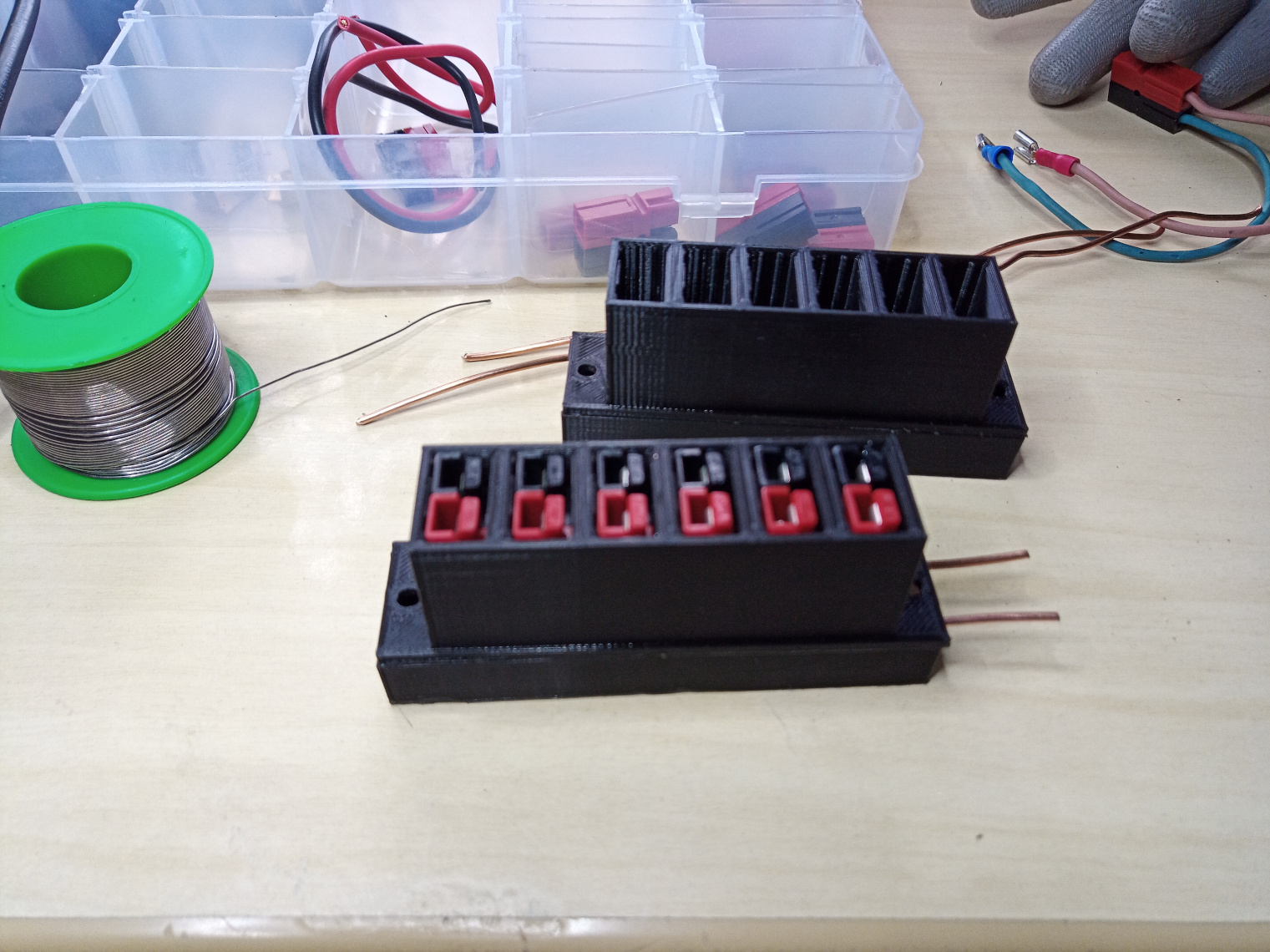 Powerpole distribution block 6x