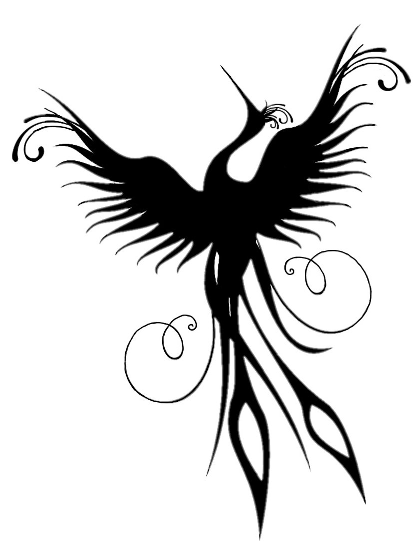 2D Phoenix bird