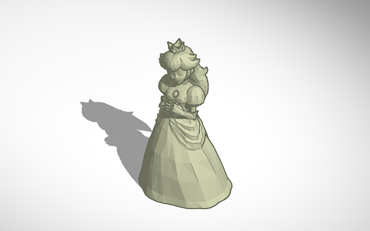 Princess Peach Statue
