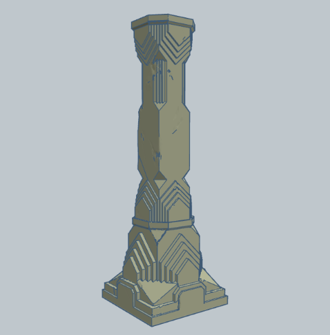 Moria Column 10mm Scale
