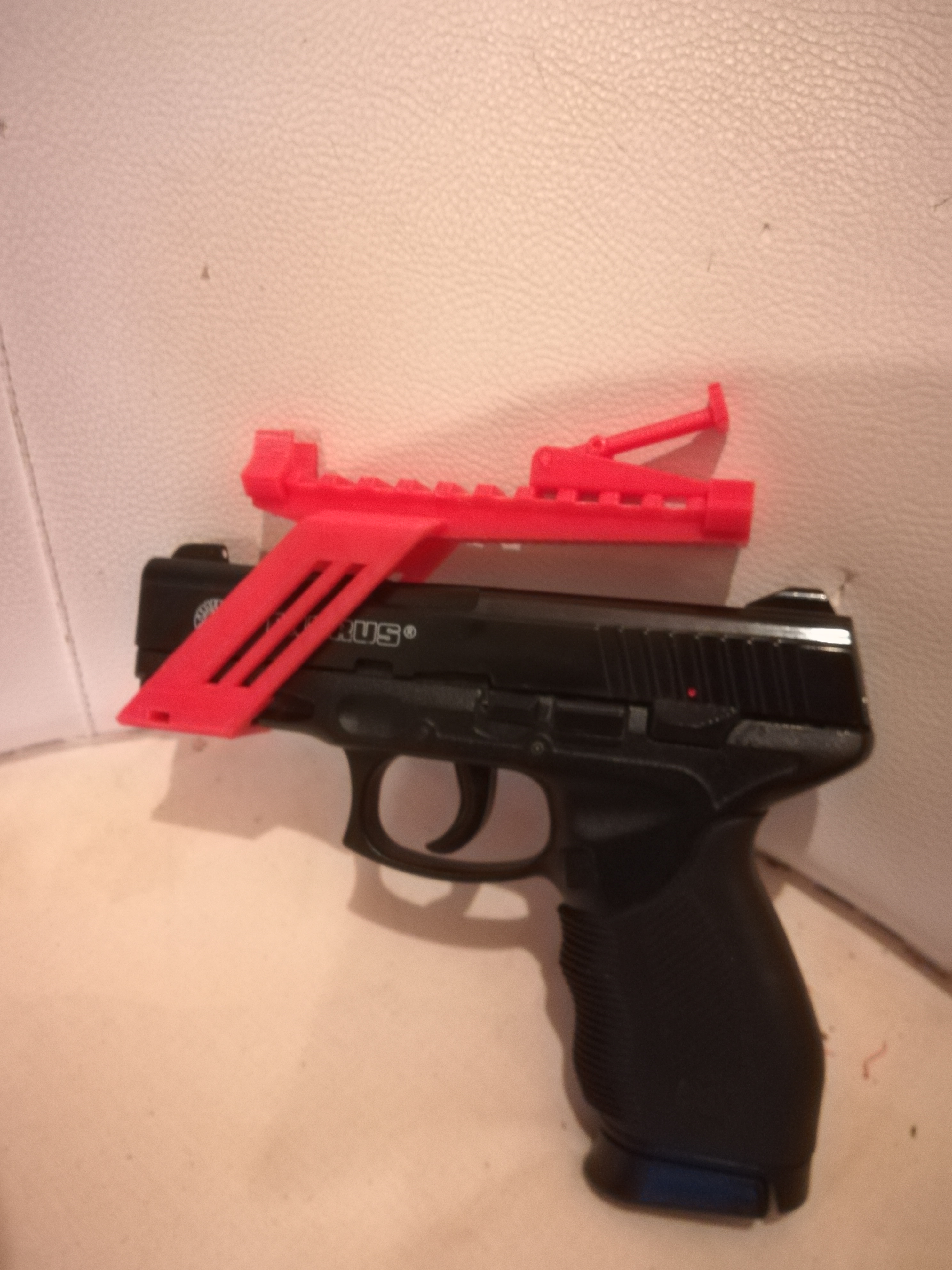 Universal pistol rail adapter and AK-style adjustable sights