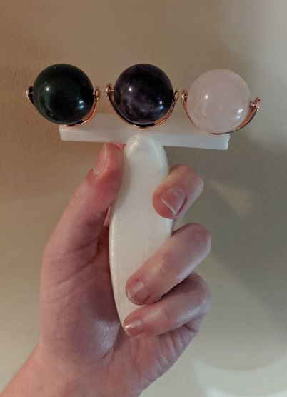 Back Massage Roller for Spherical Crystals