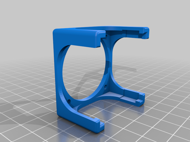 NEMA17 heatsink clip with 4040 fan