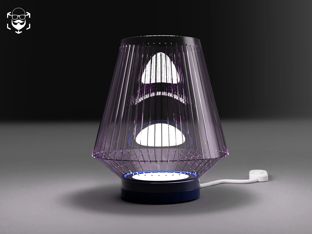 HaloWire Lamp – Modern LED Table Light