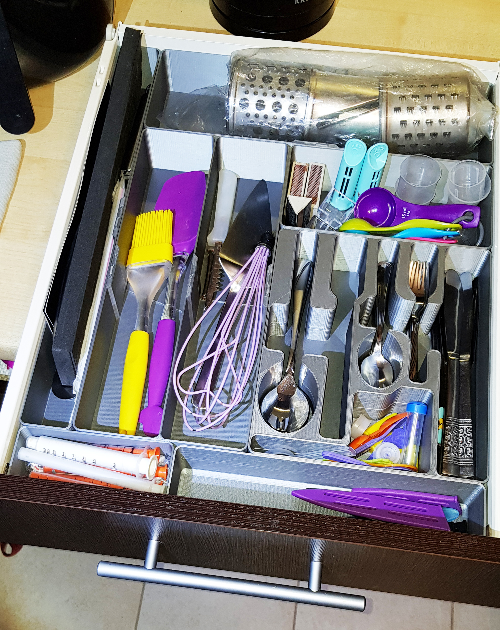 Cutlery silverwear tray organizer drawer Prusa i3 MK3 size