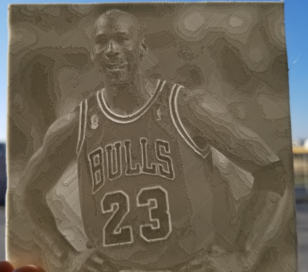 Michael Jordan Lithophane