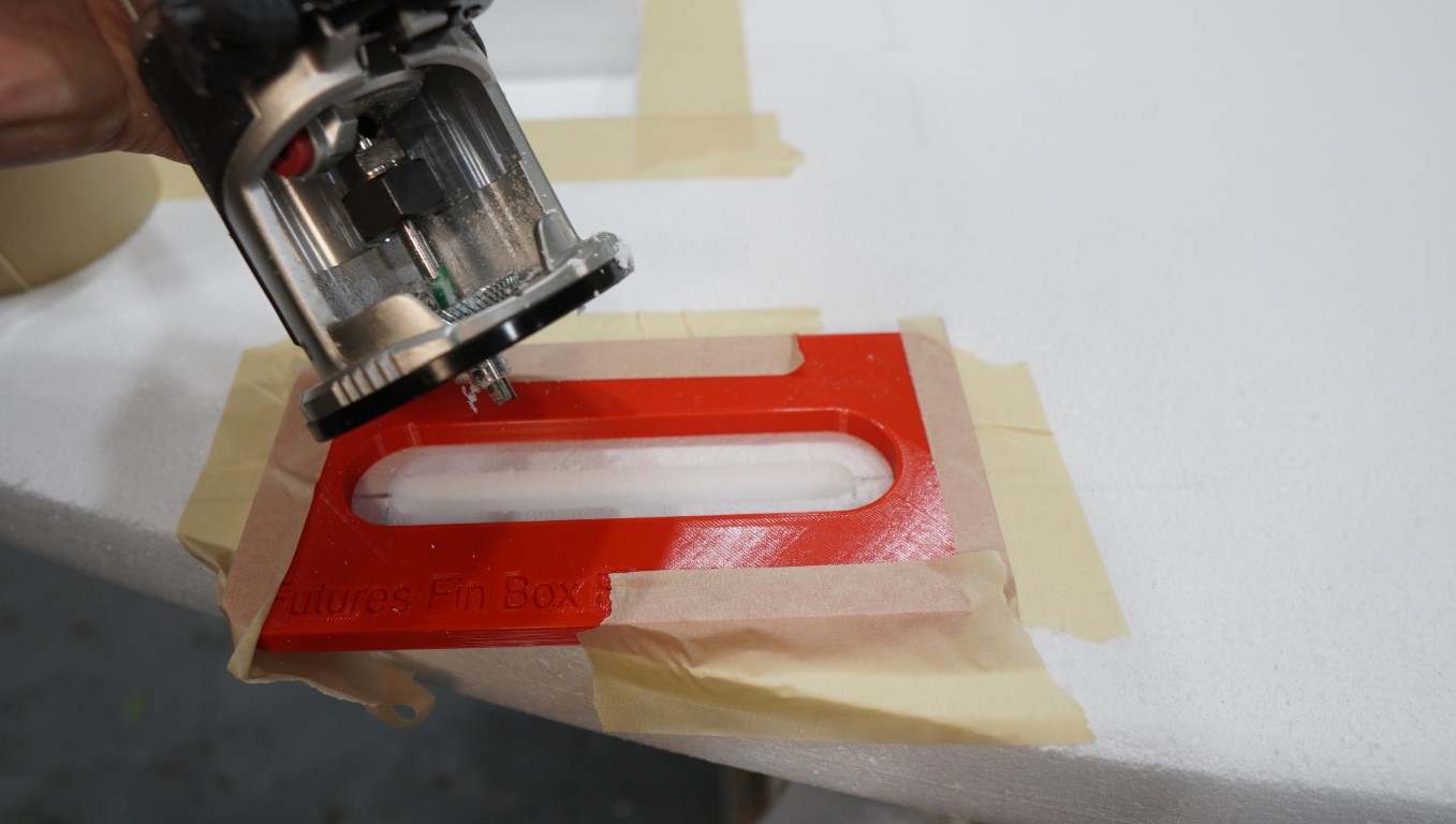 Future Fins Surfboard Install Template for Router