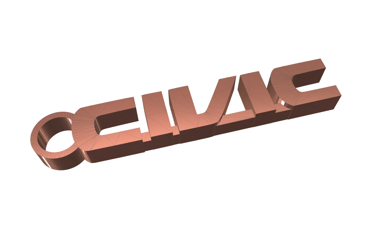 Honda Civic Keychain