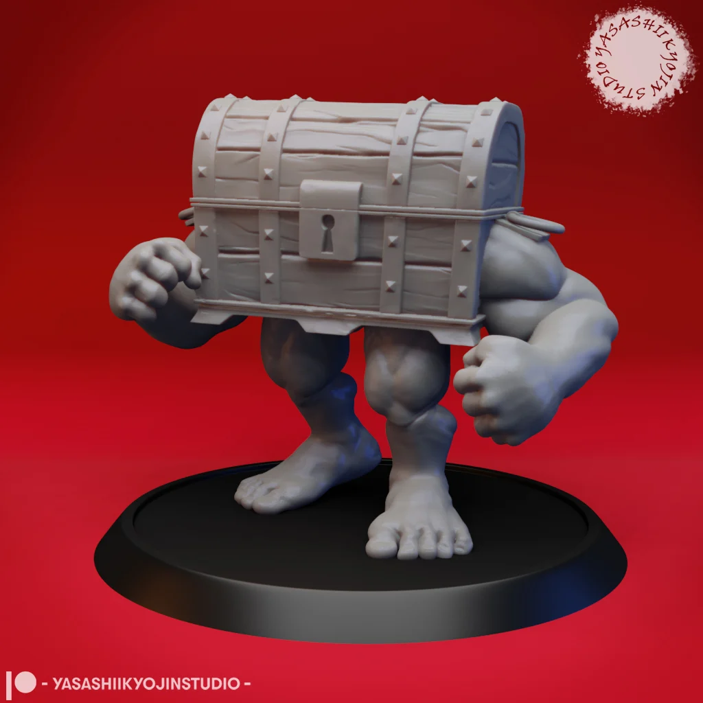 Mimic - Brawler Treasure Chest - Tabletop Miniature