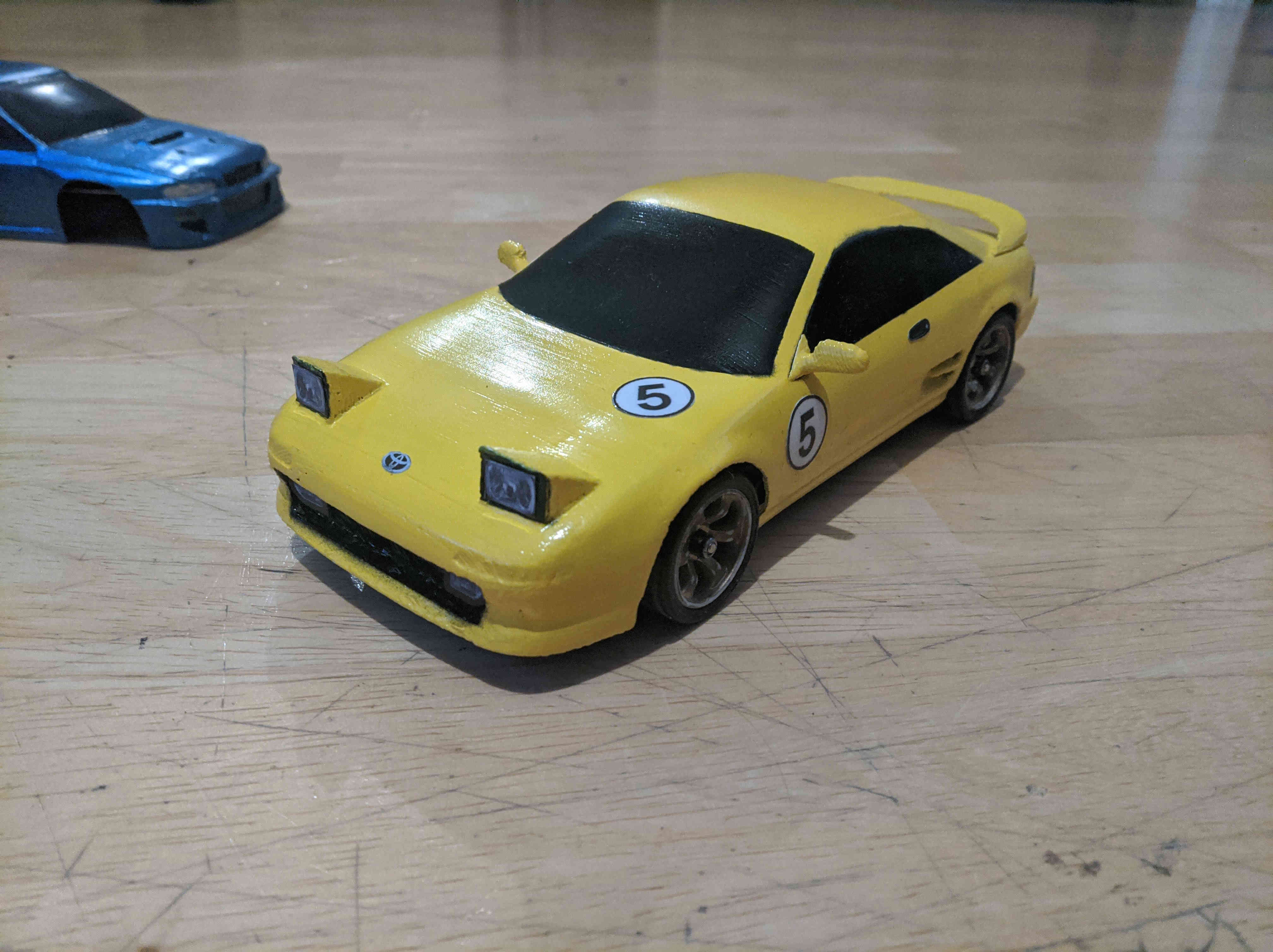 Toyota MR2 SW20 1:28/1:10 RC body shell 98mm/102mm/190mm for touring, drift, miniz, openz cars