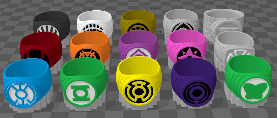 All Lantern Corps Ring