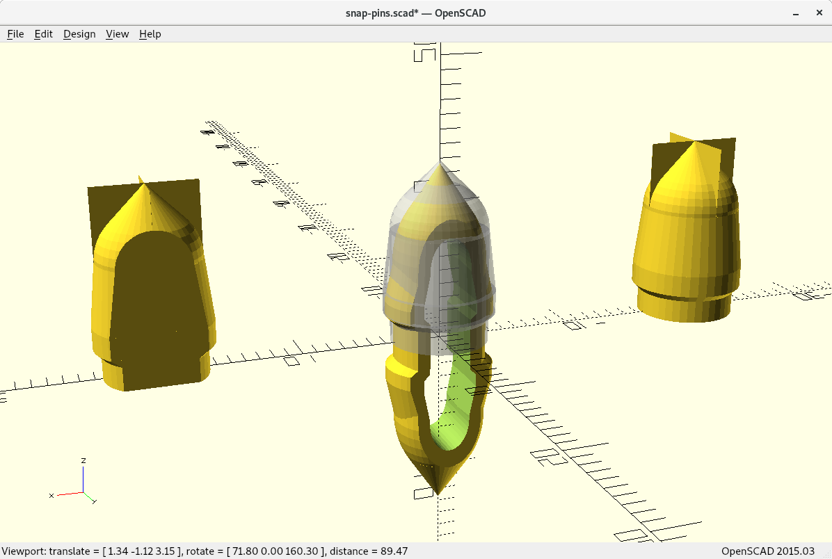 Modified Parametric Pin Connectors (Round and Pointed, with Customizer)