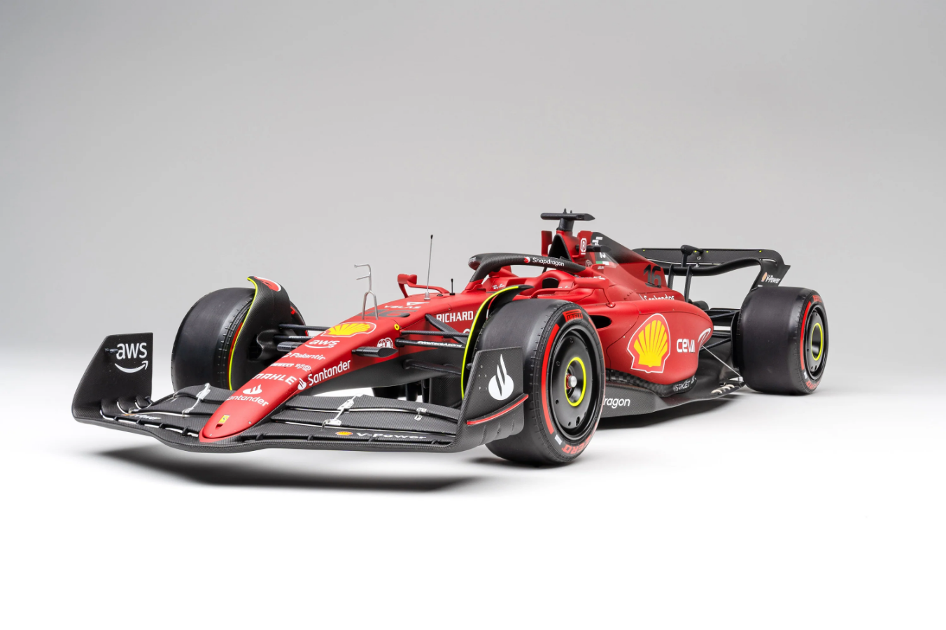 Ferrari F1-75 Leclerc Low Poly UPDATED