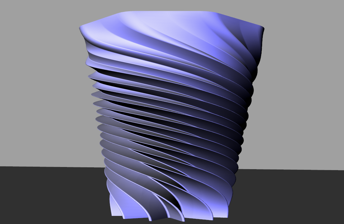 Impossible Twist Vase