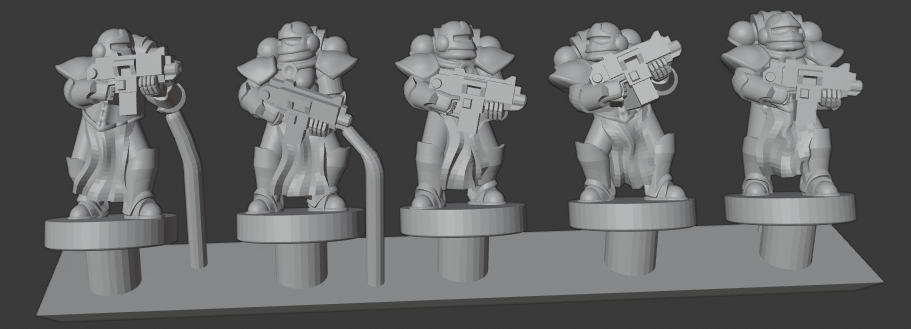 Laser Nuns - Remix - Battlesisters - 6mm