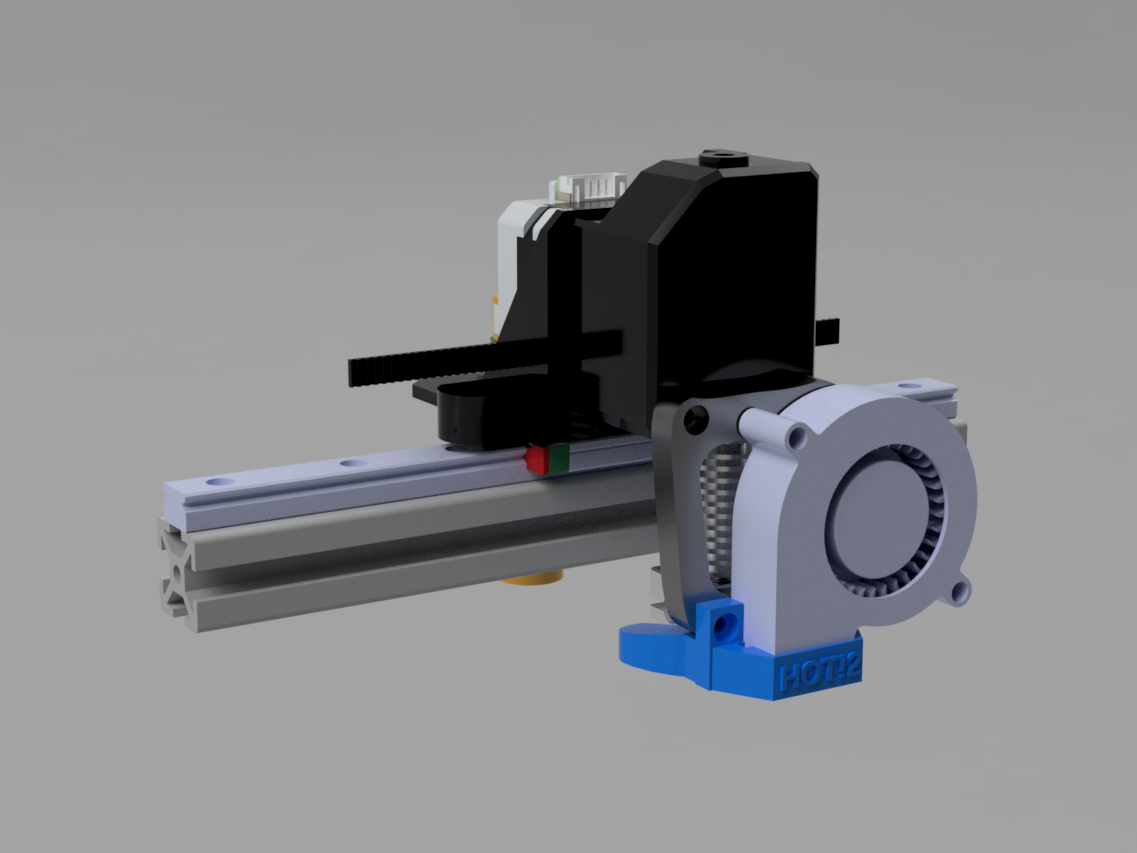 BLV Mod MGN-12H DotBit Direct Drive Nema and 5015 Fan Mount