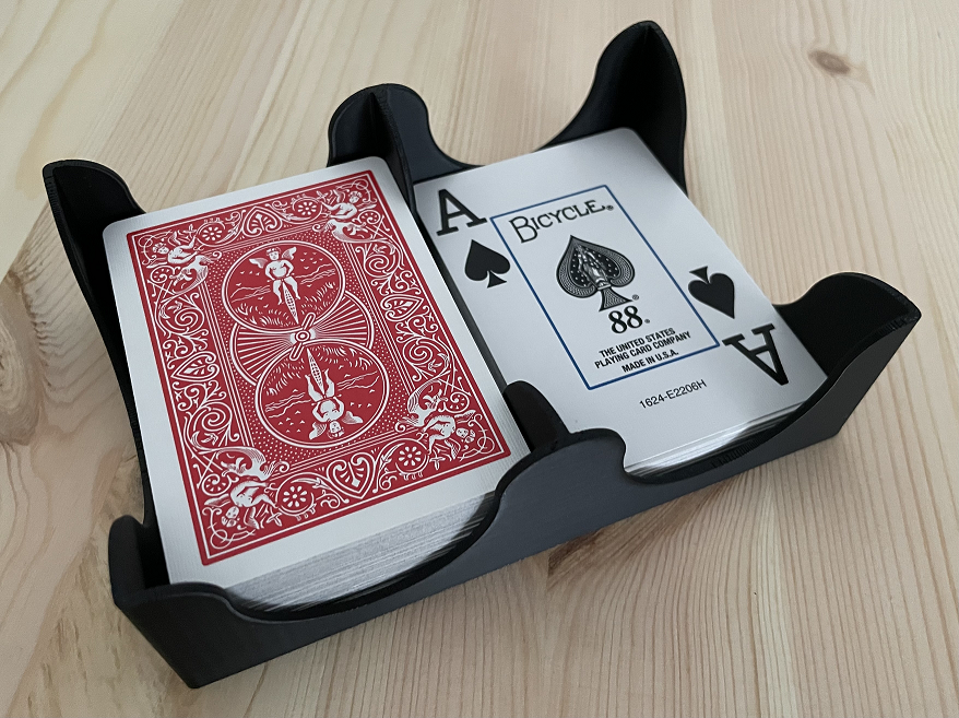 Double Deck Card Rack (Draw and Discard)