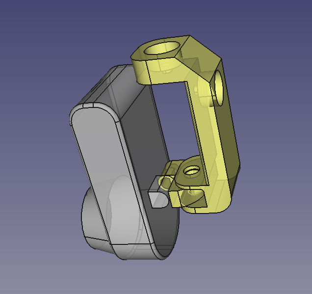 Webcam C905 bracket, magnetize or double sided-tape