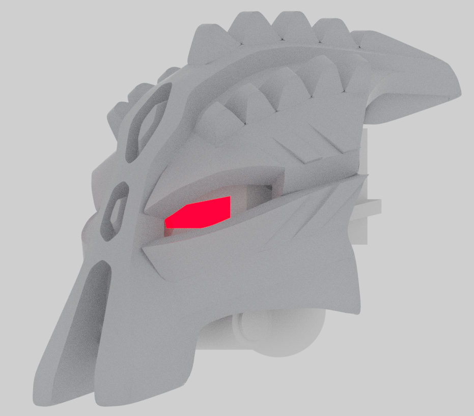 Kanohi Crast, Great Mask of Repulsion (Makuta Variant)