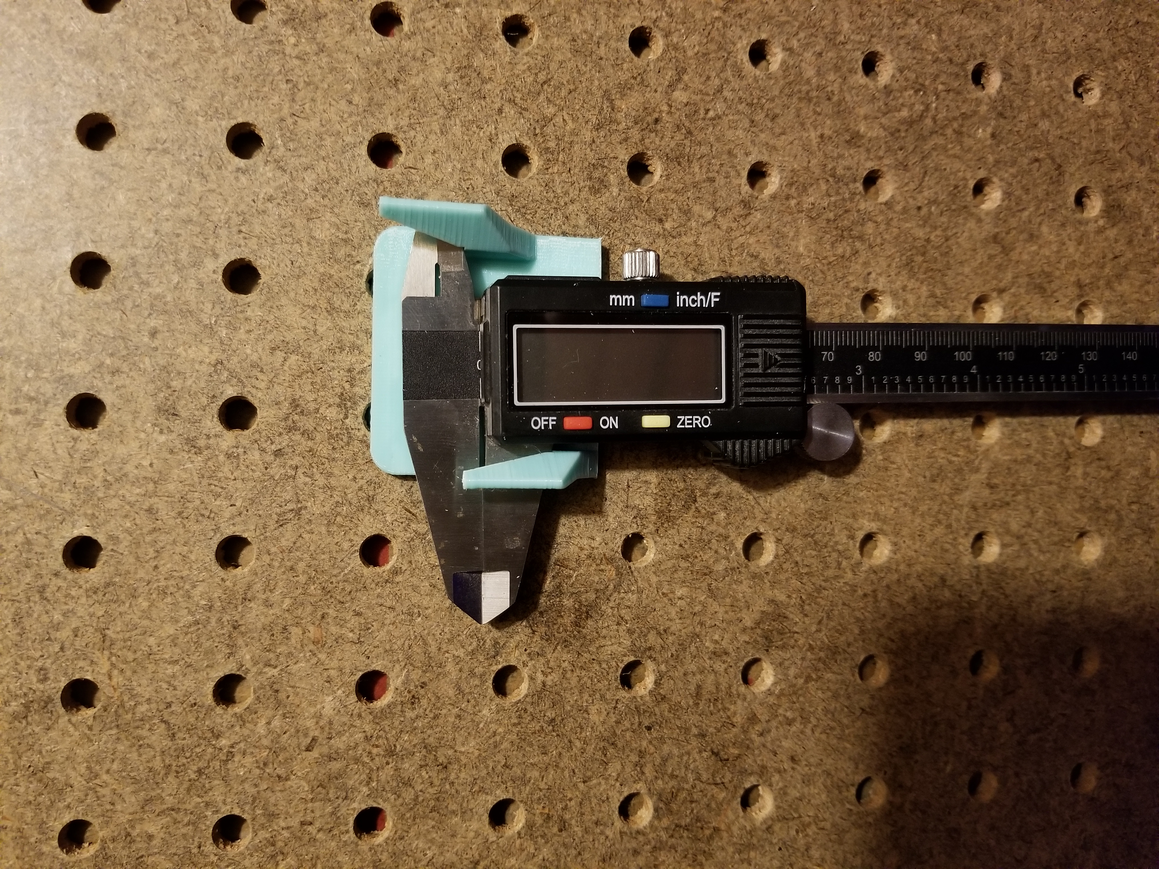 Easy Pegboard Caliper Holder