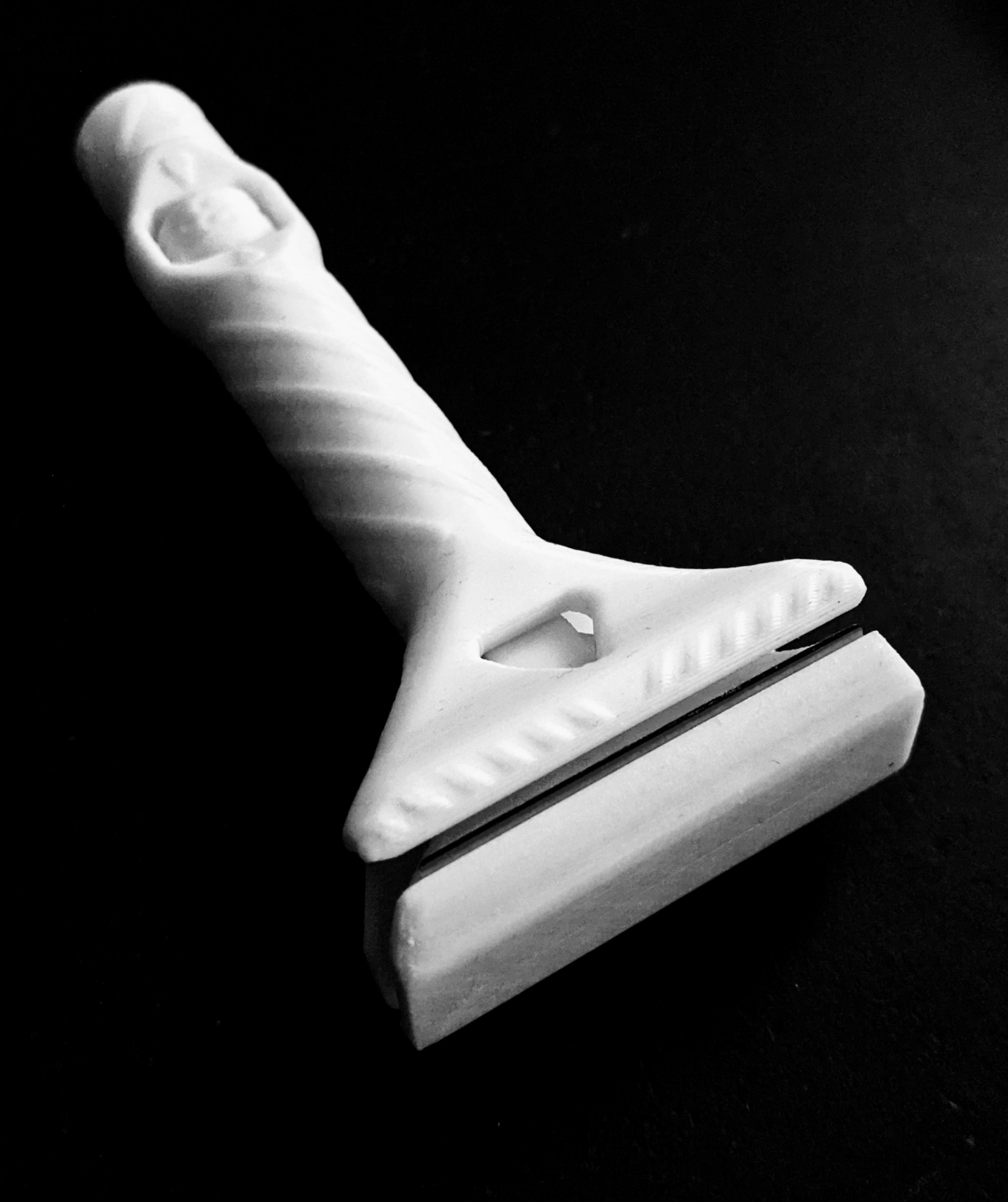 fully 3D printable DE adjustable safety razor