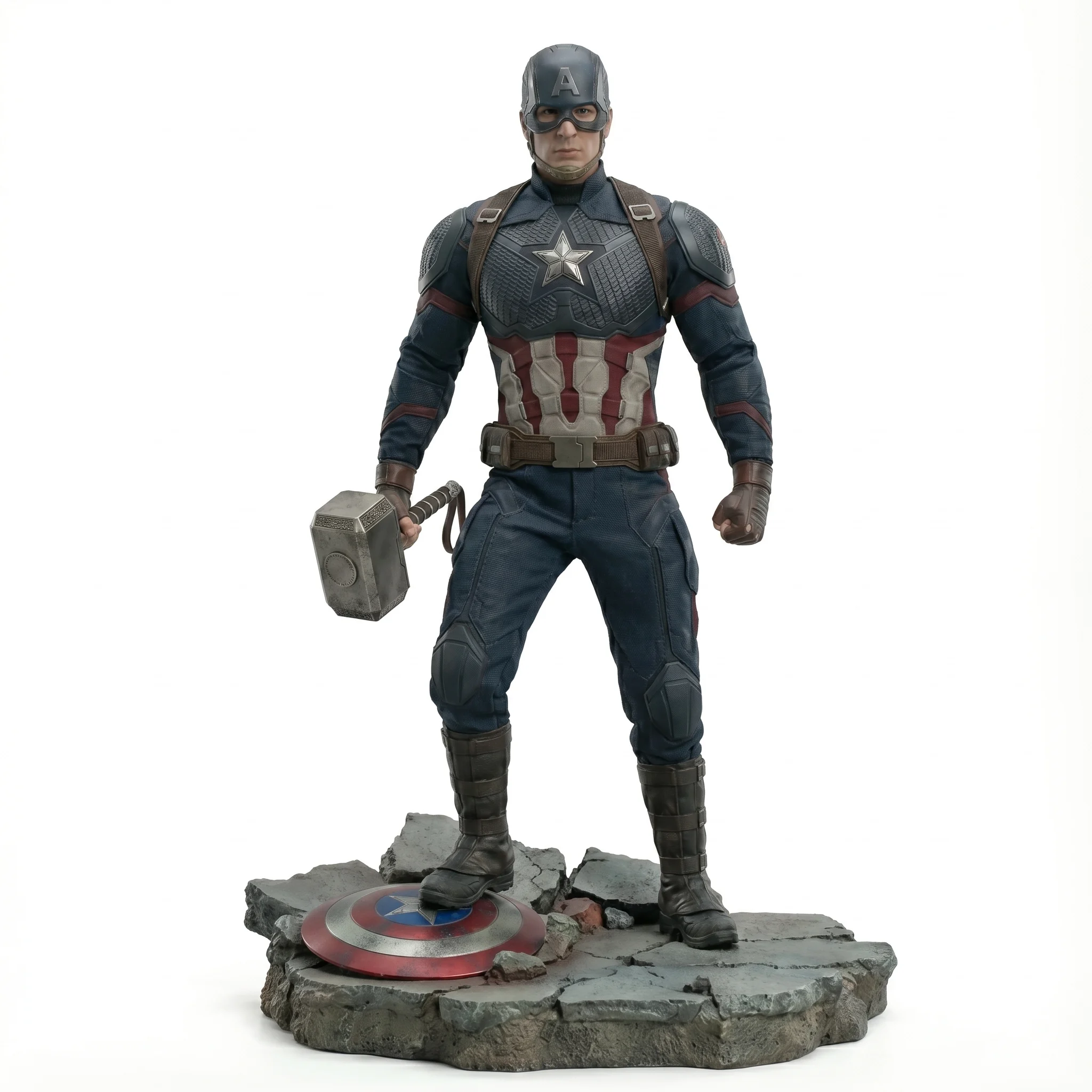 Captain America 1/6 Scale Statue – 3D Printable Superhero Figure