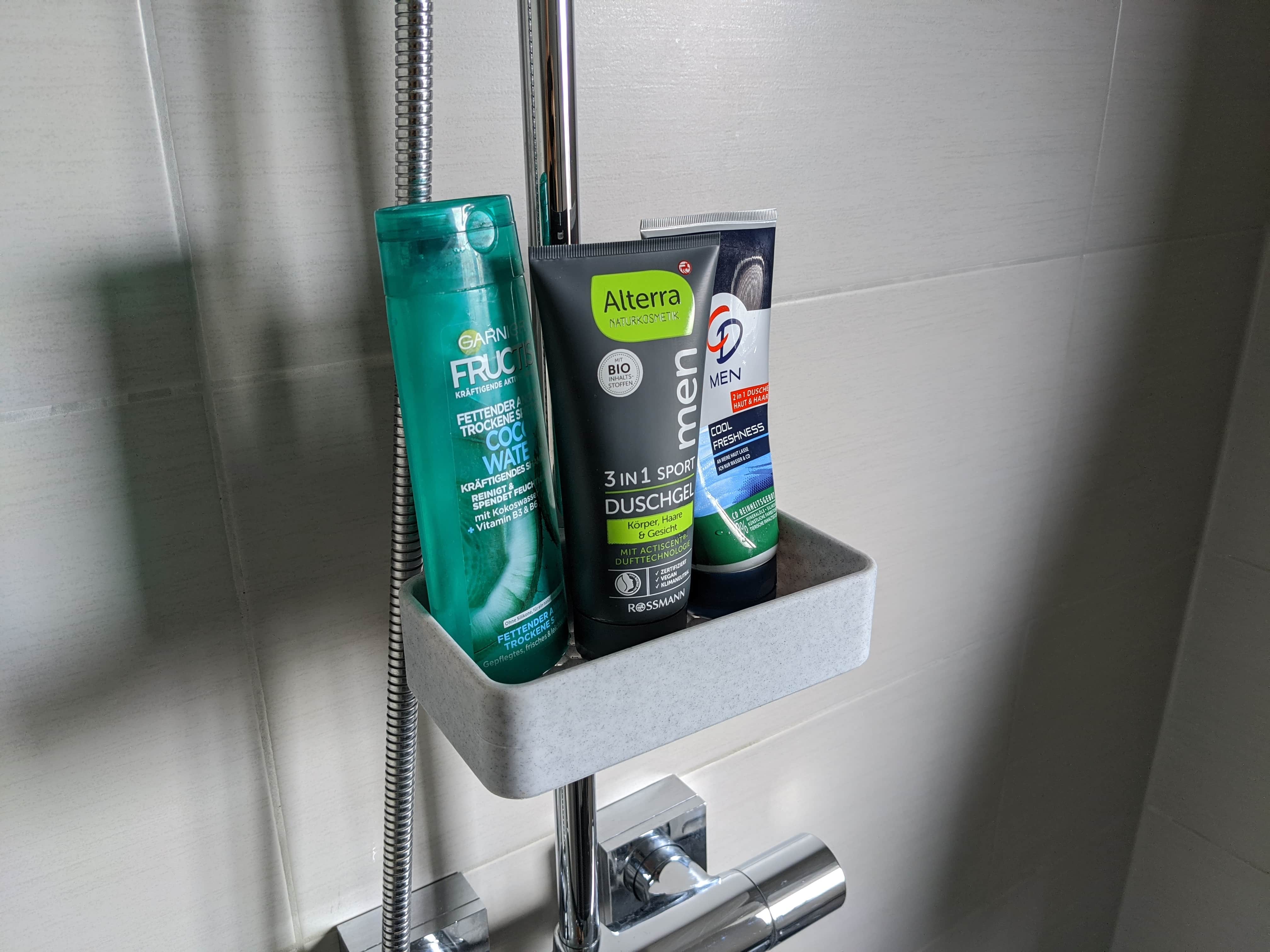 Honeycomb Shower Shelf (Shower Pole Mount)