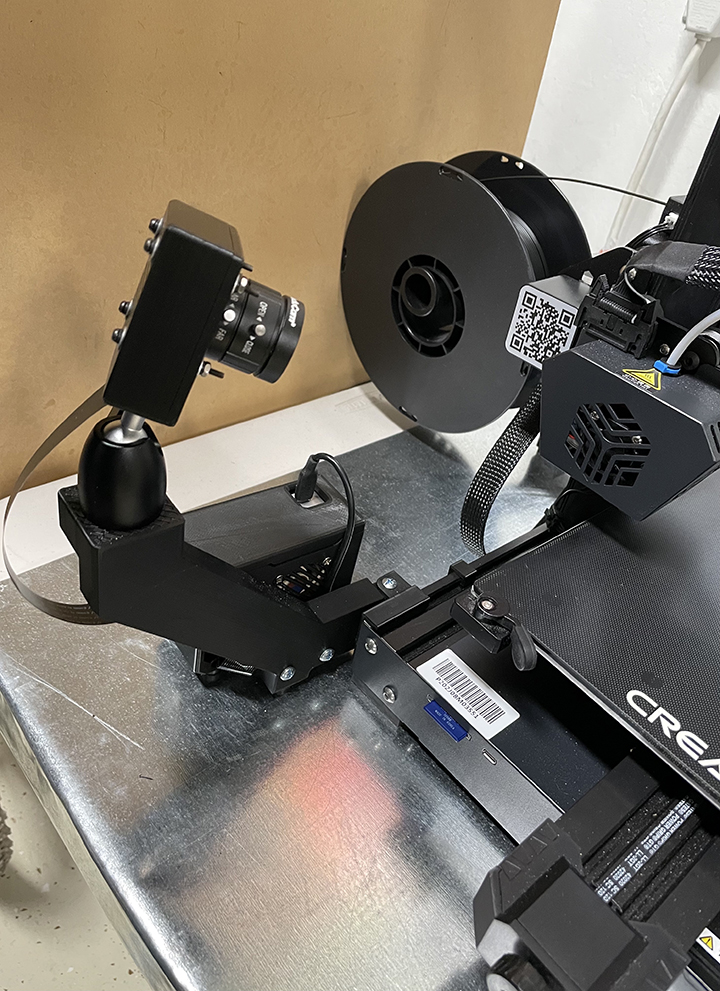 3D Printer: Mounting Arm and Case for Raspberry Pi HQ Camera and Raspberry Pi / OctoPi