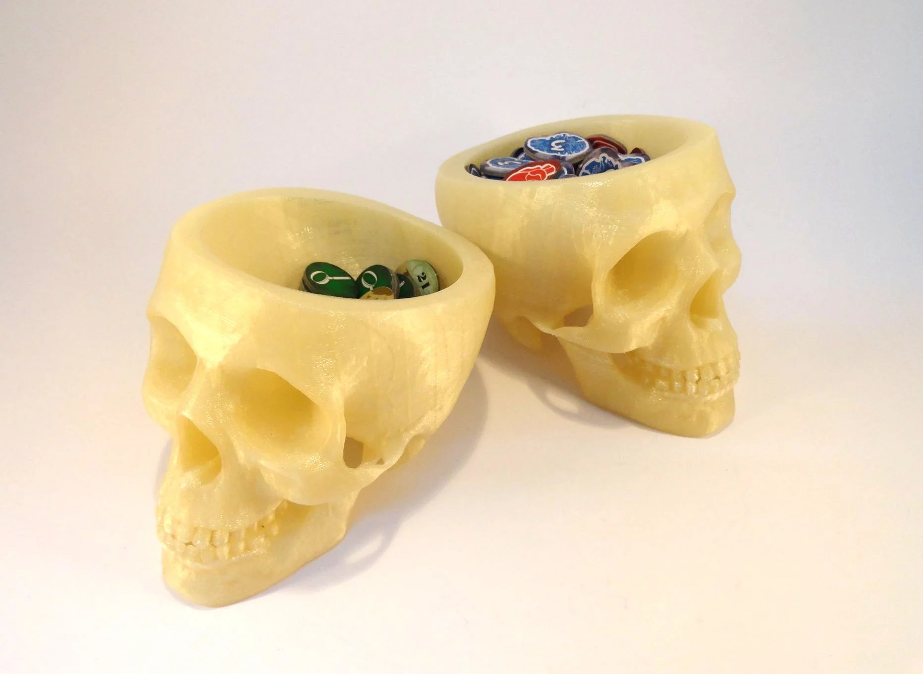 Skull token tray
