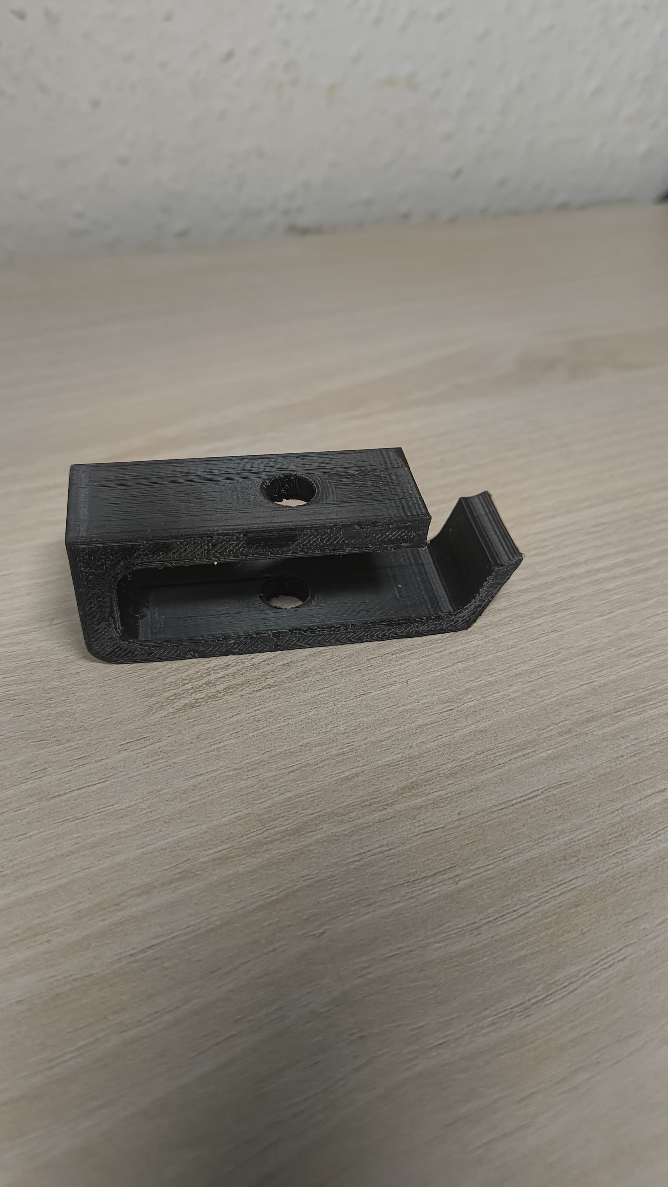 Desk cable holder / organiser