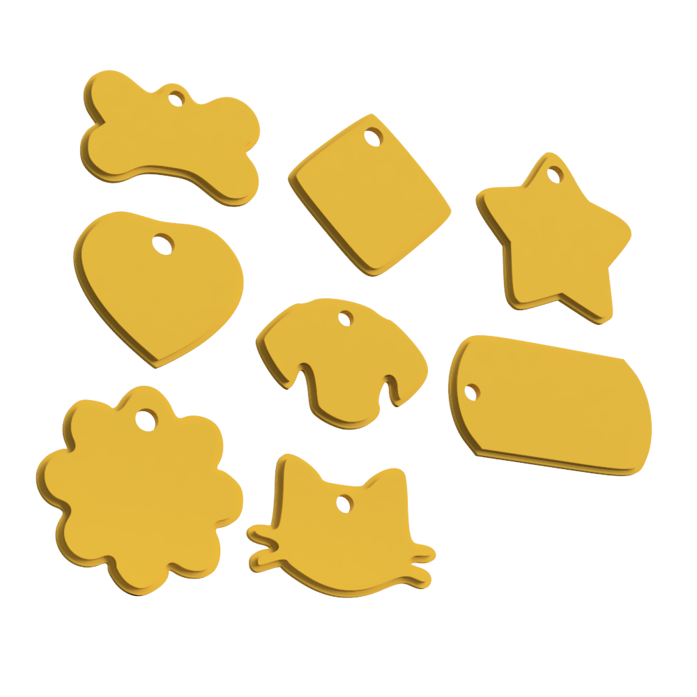 animal pet badge tag - chapitas para mascotas