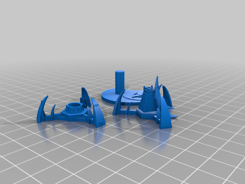 Star Trek Ascendancy Klingon Starbase game piece
