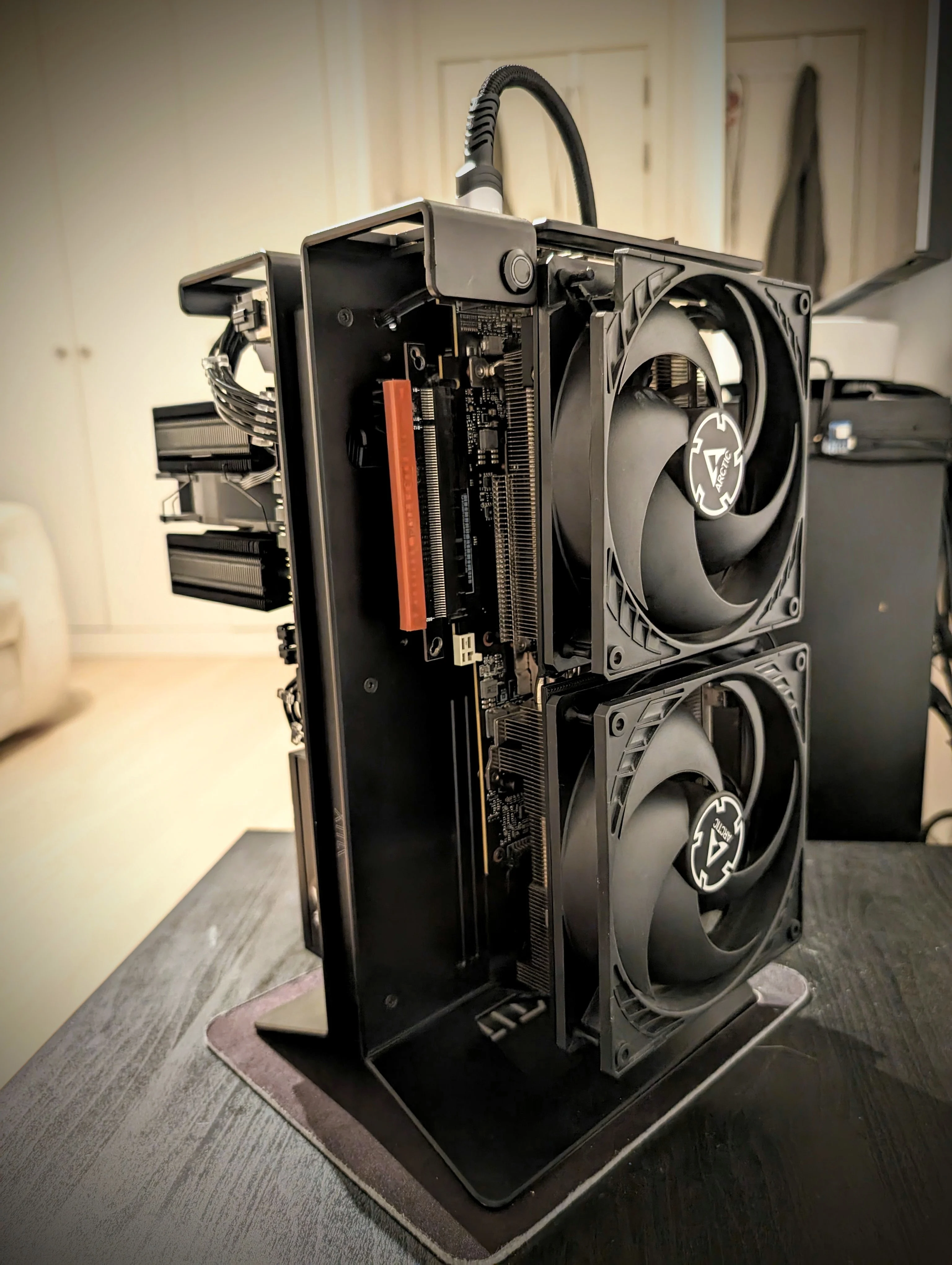 Asus 3080ti tuf fan duct 140mm