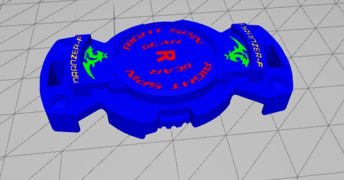Beyblade : GT Danzer F chip